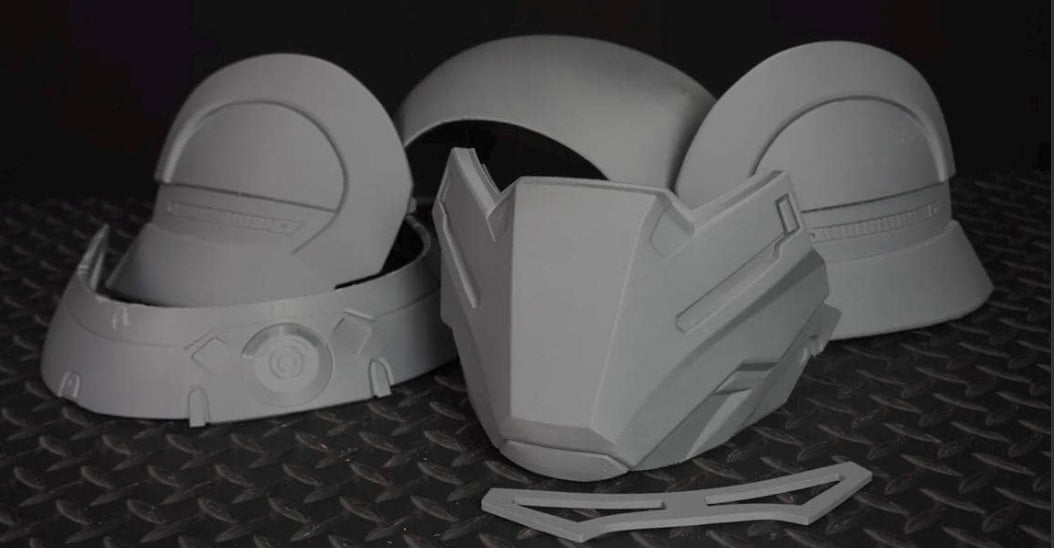 Helldivers Exterminator Helmet - 3D Printed DIY Kit