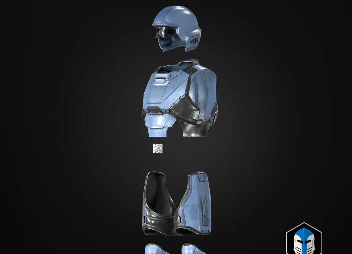 Helldivers SEAF Helmet & Armor – 3D Printed DIY Kit