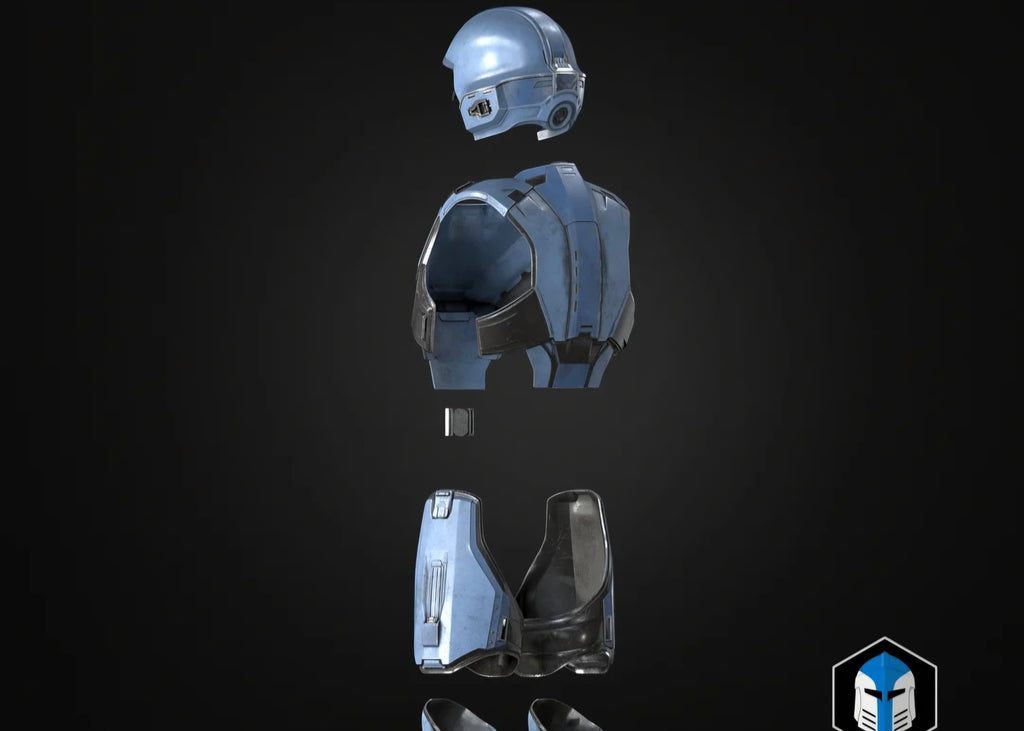Helldivers SEAF Helmet & Armor – 3D Printed DIY Kit